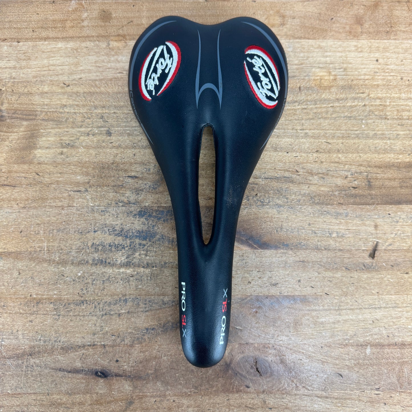 Forte Pro SLX 130mm 7x7mm Titanium Rails Carbon Reinforced Saddle 204g
