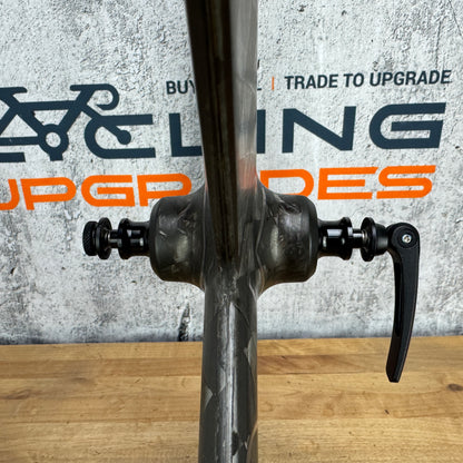 New! Cadex Aero 4-Spoke Carbon Tubeless Front Wheel 700c Rim Brake 806g