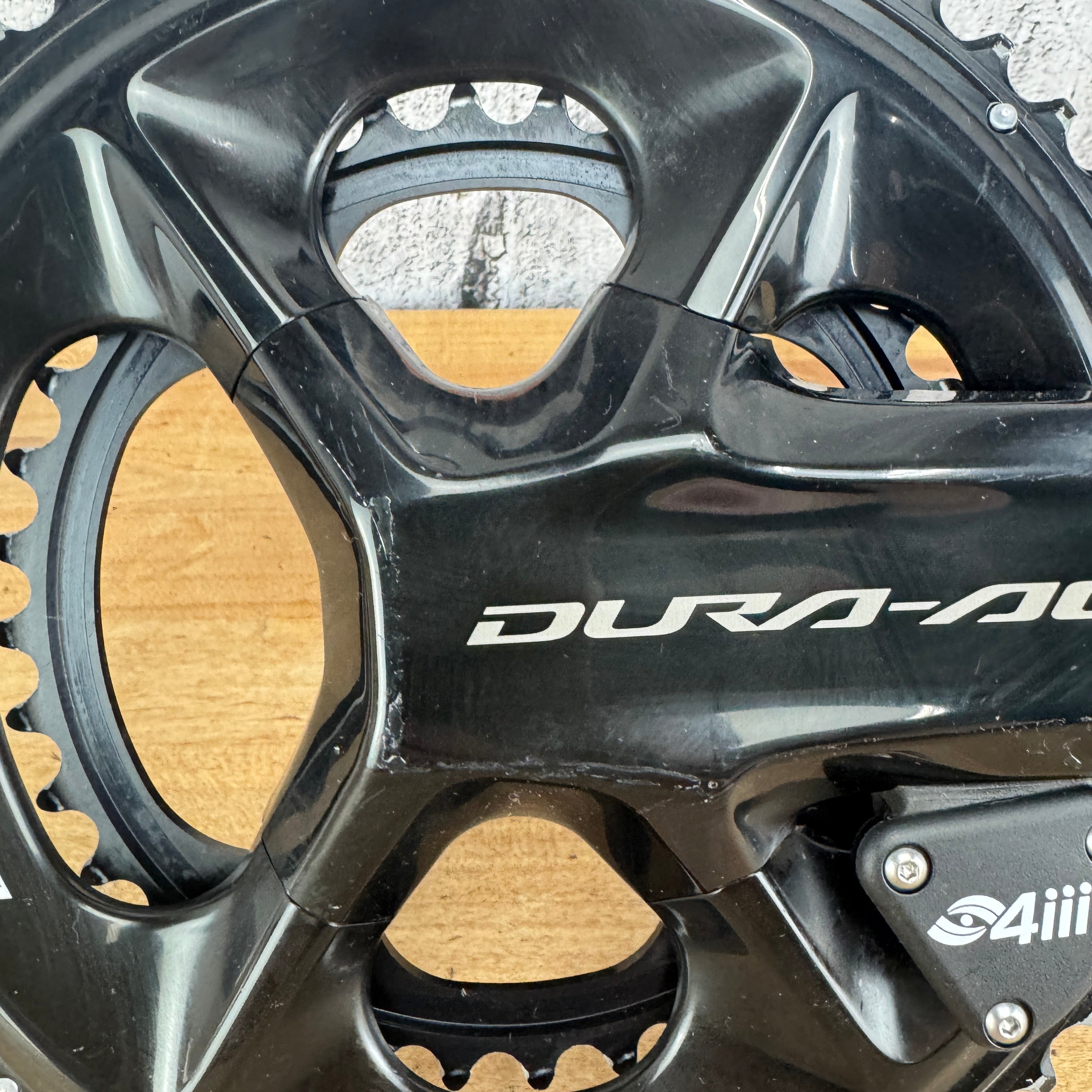 パーツ SHIMANO FC-R9200 4iiii DUAL 165 52-36T Shimano Dura-Ace FC-R9200 Crankset - 170mm, 12-Speed, 52/36t