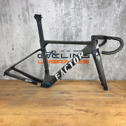 Mint! 2023 Factor Ostro Gravel Small 49cm Carbon Disc Frameset 700c Ceramicspeed