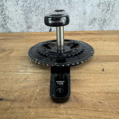 Shimano Dura-Ace FC-R9200 4iiii 175mm 52/36t Dual Sided Power Meter Crankset