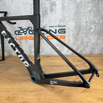 Mint! 2023 Factor Ostro Gravel Small 49cm Carbon Disc Frameset 700c Ceramicspeed