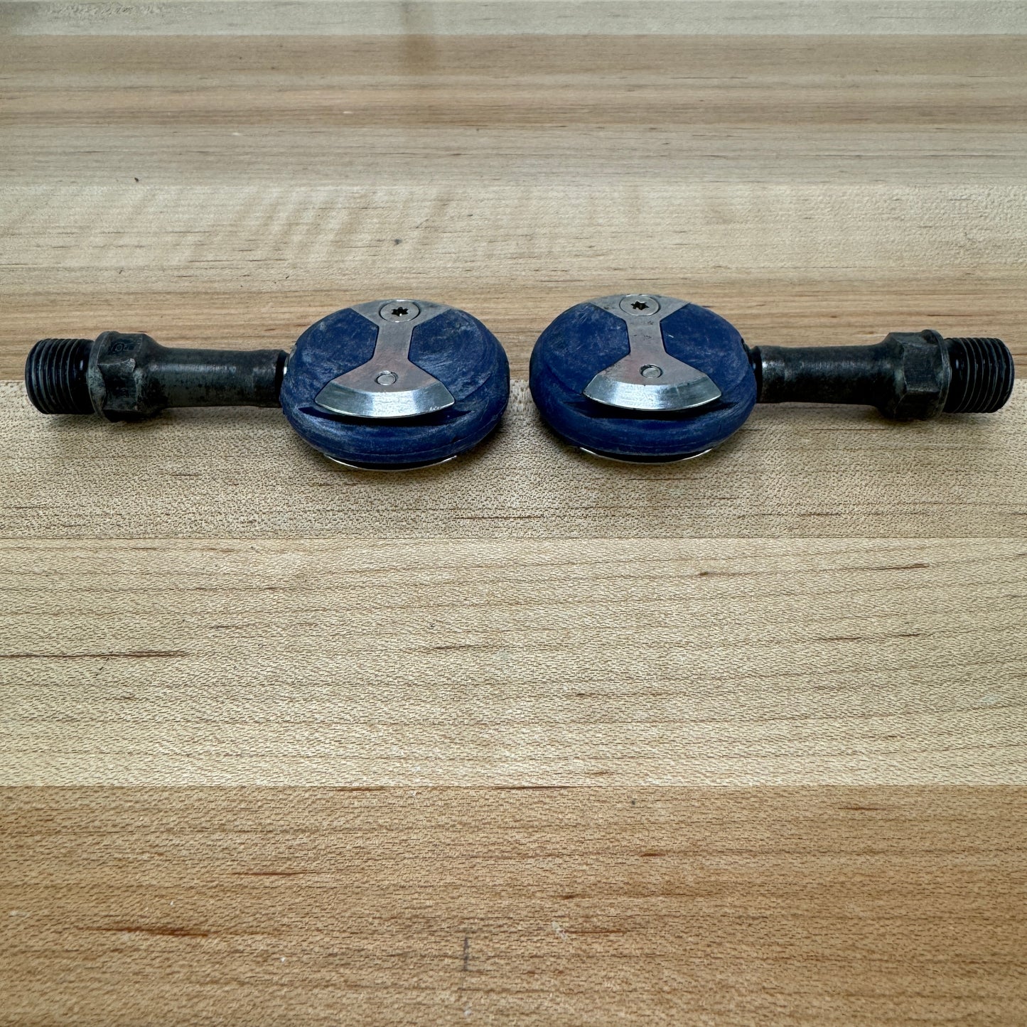 Speedplay Zero Chromoly Steel Blue Dual-Sided Clipless Bike Pedals 211g