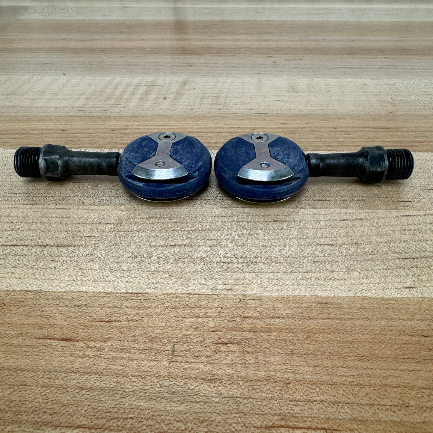 Speedplay Zero Chromoly Steel Blue Dual-Sided Clipless Bike Pedals 211g