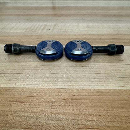Speedplay Zero Chromoly Steel Blue Dual-Sided Clipless Bike Pedals 211g