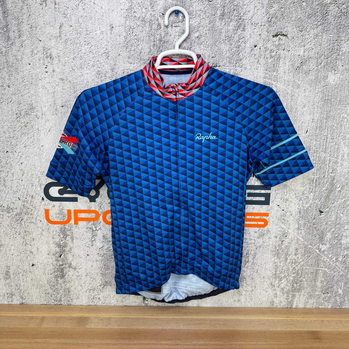 Rapha Supercross Men's Medium Blue Cycling Jersey