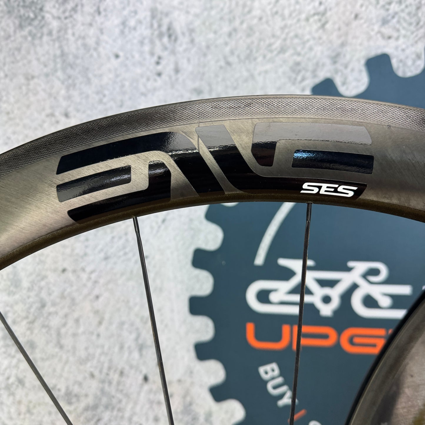 Low Mile! Enve SES 4.5 Carbon Clincher Wheelset 700c Rim Brake Carbon Hubs