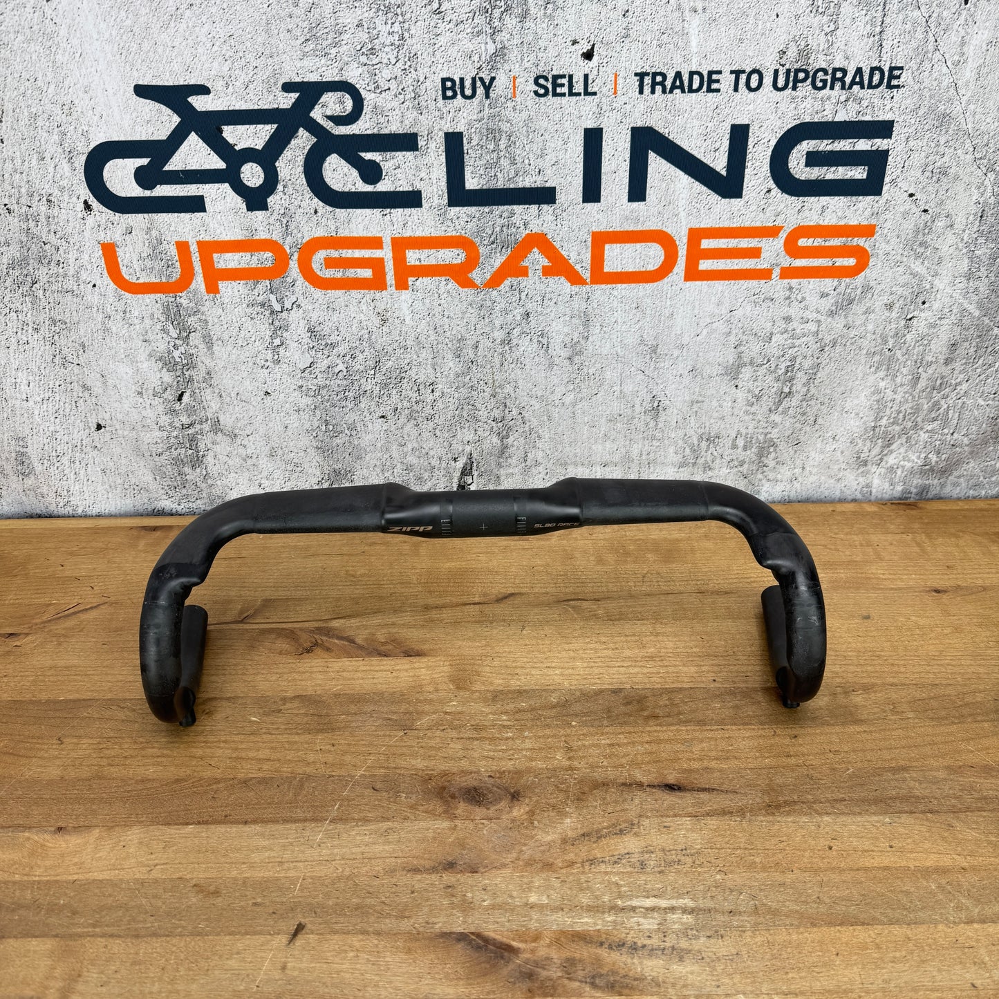 Low Mile! Zipp SL80 Race 40cm Carbon 80mm Reach Handlebar for Sram Blips 240g