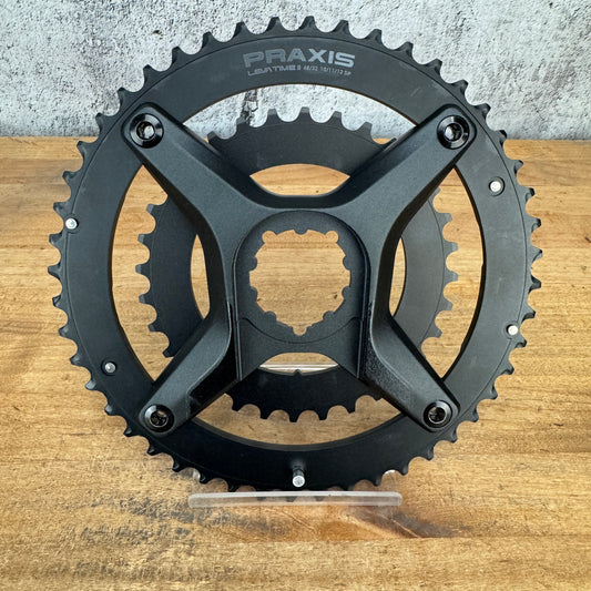New! PraxisWorks LevaTime II X-Ring Spider 48/32t 10/11/12-Speed Chainring Set