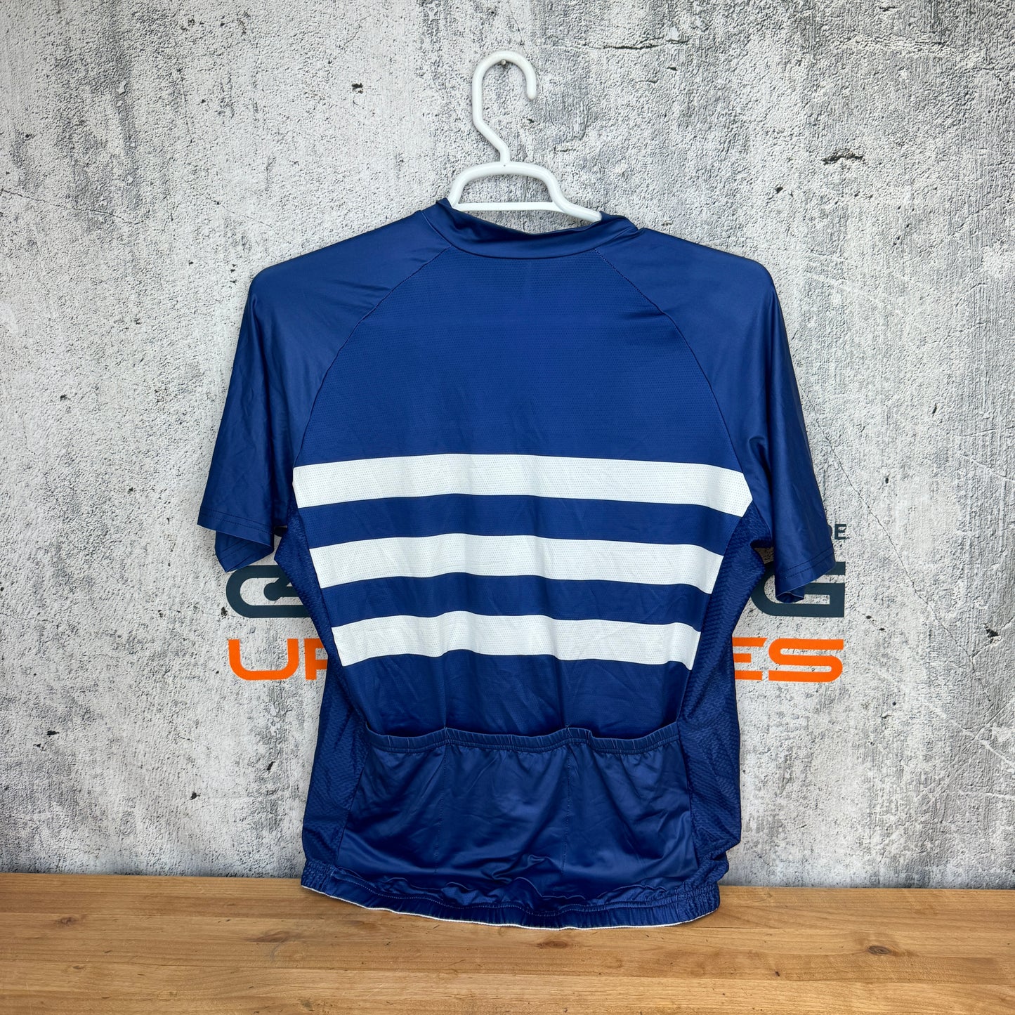 New w/ Tags! Sanpella Classic Stripes Men's XXL Short Sleeve Cycling Jersey