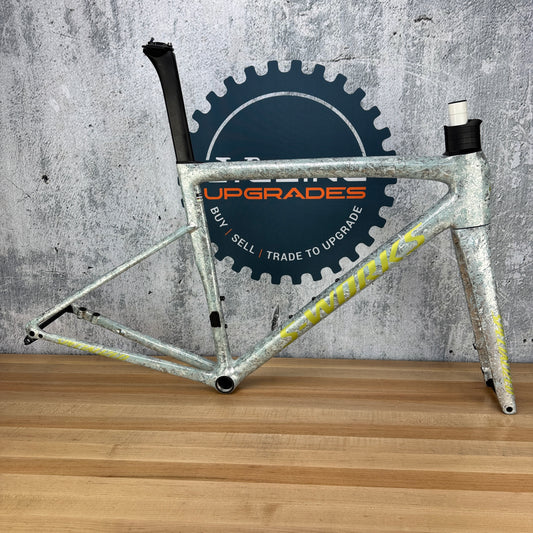 Low Mile! Specialized S-Works Tarmac SL8 54cm Carbon Disc Frameset 700c 1515g