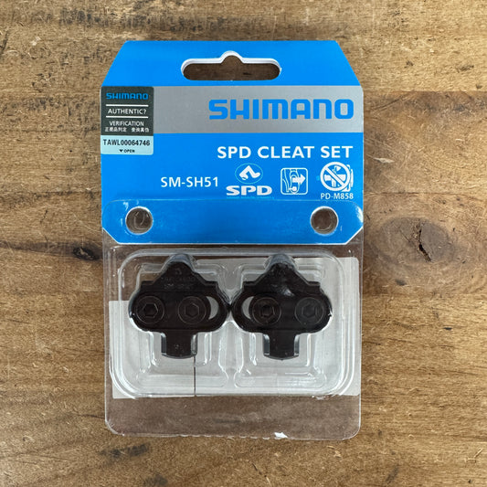 New! Shimano SPD SM-SH51 Mountain Bike MTB Pedal Cleat Set