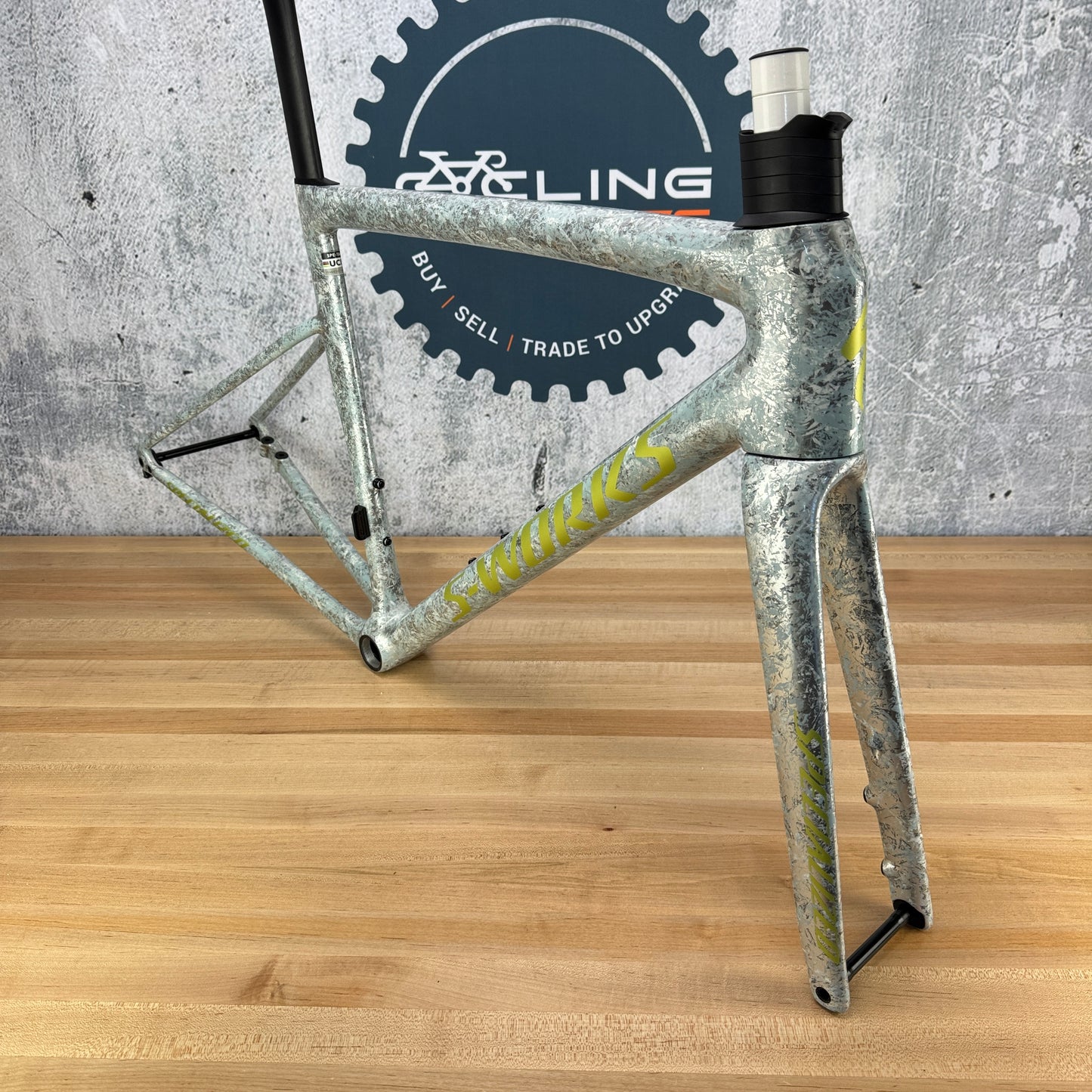 Low Mile! Specialized S-Works Tarmac SL8 54cm Carbon Disc Frameset 700c 1515g