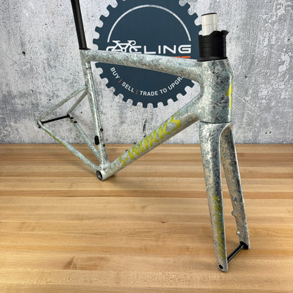 Low Mile! Specialized S-Works Tarmac SL8 54cm Carbon Disc Frameset 700c 1515g