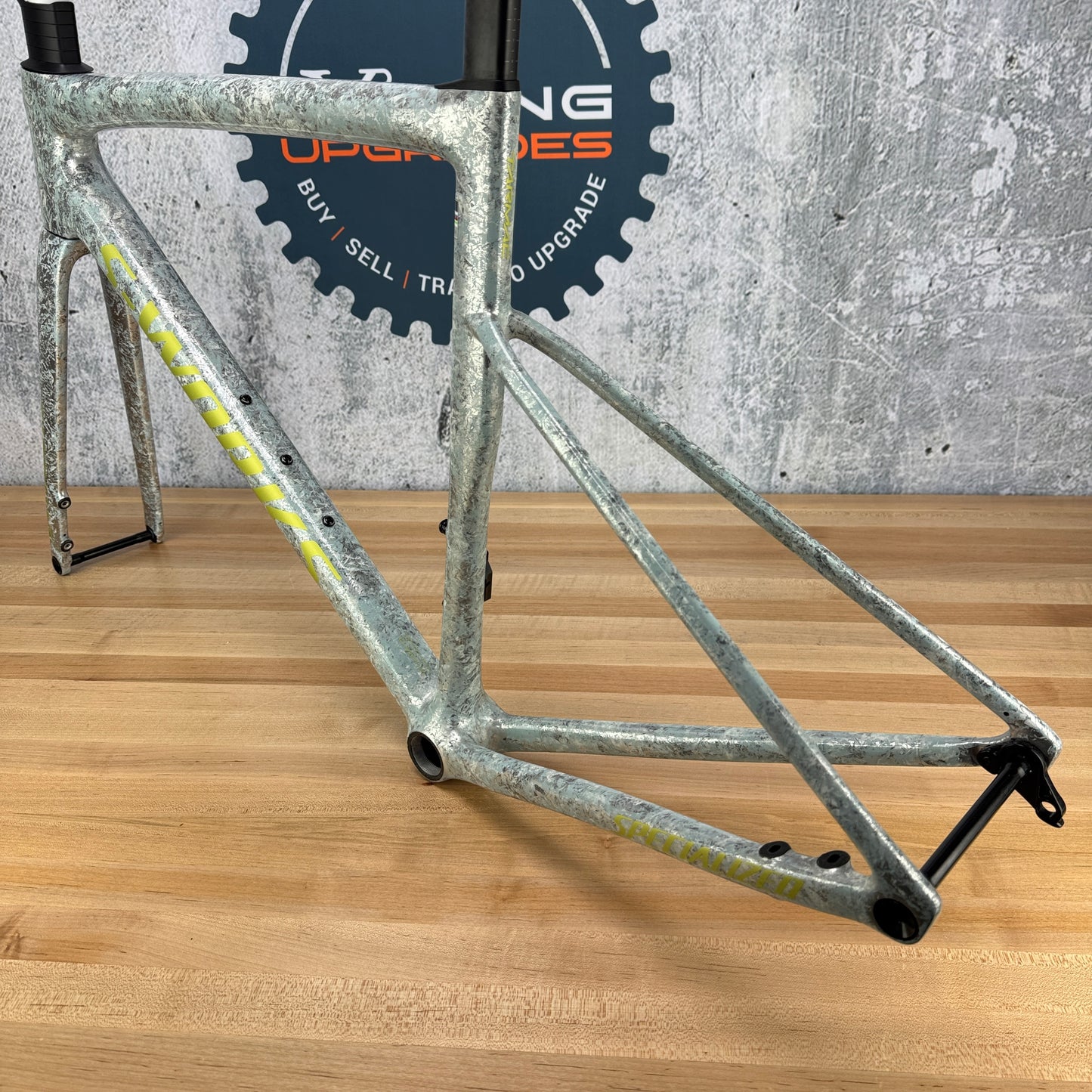 Low Mile! Specialized S-Works Tarmac SL8 54cm Carbon Disc Frameset 700c 1515g