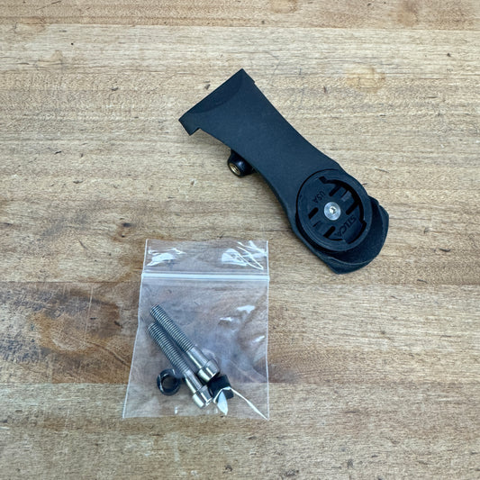 Silca Chelsia 3D Printed Titanium Mount Black Wide 23-40mm Computer Stem Mount
