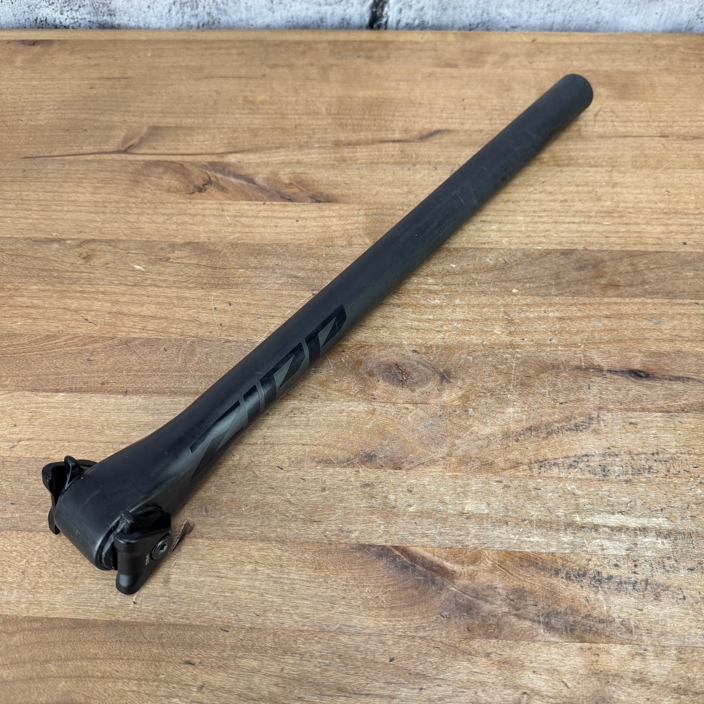 Low Mile! Zipp SL Speed 27.2mm 400mm Zero Offset Carbon Bike Seatpost 191g