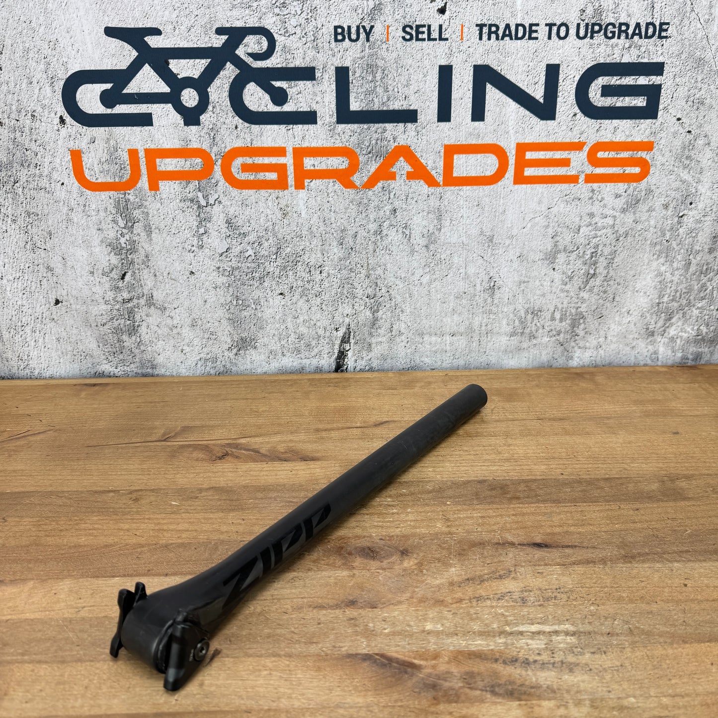 Low Mile! Zipp SL Speed 27.2mm 400mm Zero Offset Carbon Bike Seatpost 191g