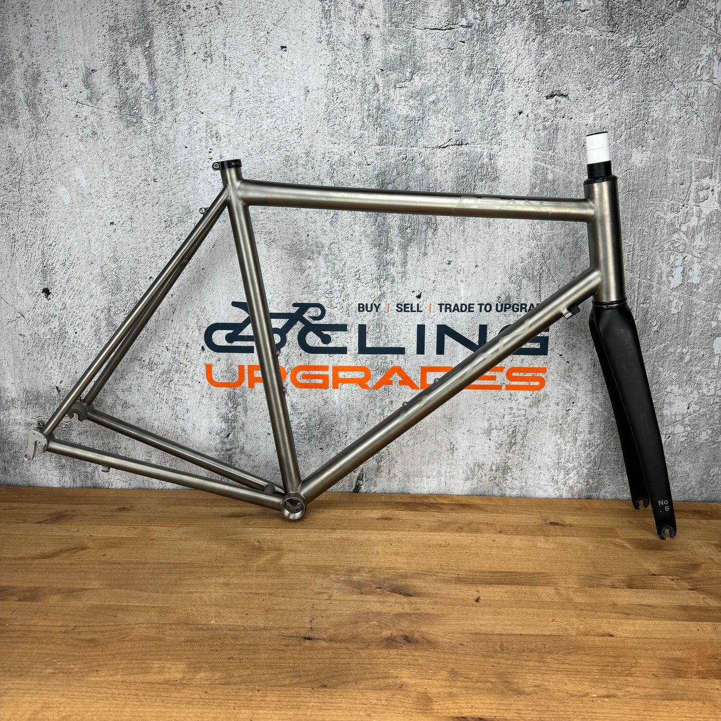 Low Mile! Dean El Diente 58cm Rim Brake Titanium Frameset 700c Whisky No. 9