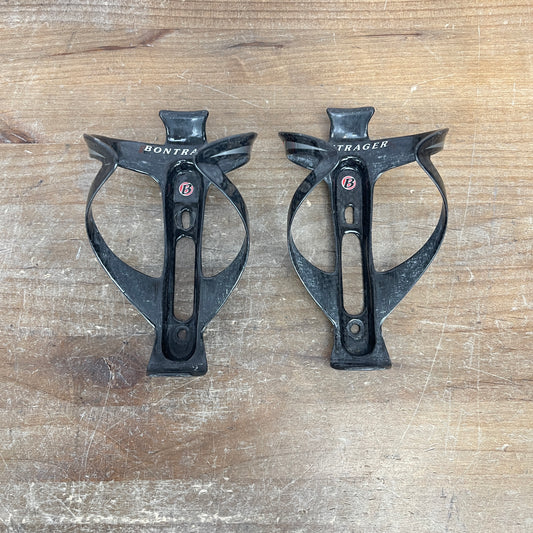 Pair Bontrager Race X Carbon Road Bike Water Bottle Cages 54g