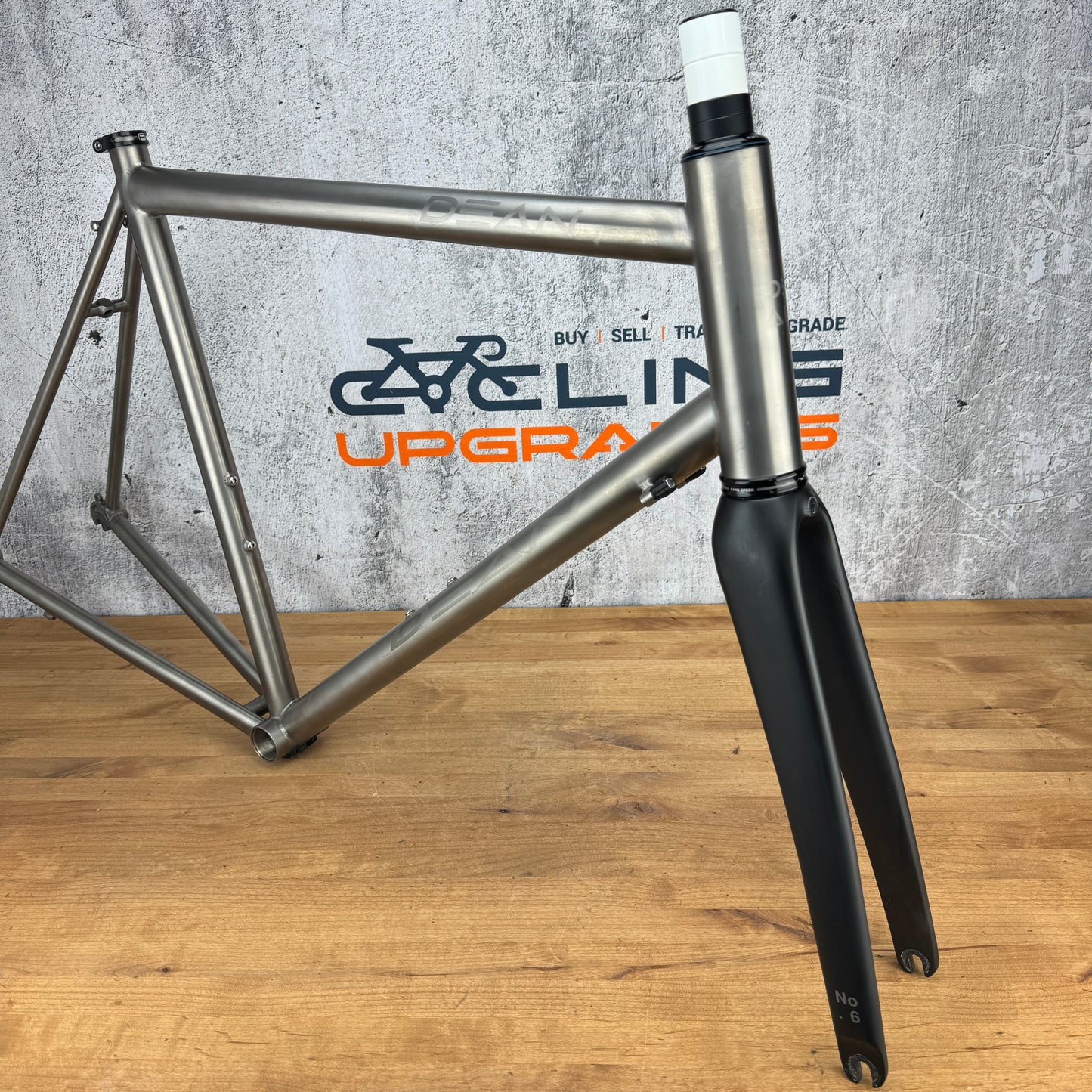 Low Mile! Dean El Diente 58cm Rim Brake Titanium Frameset 700c Whisky No. 9