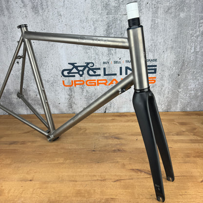 Low Mile! Dean El Diente 58cm Rim Brake Titanium Frameset 700c Whisky No. 9