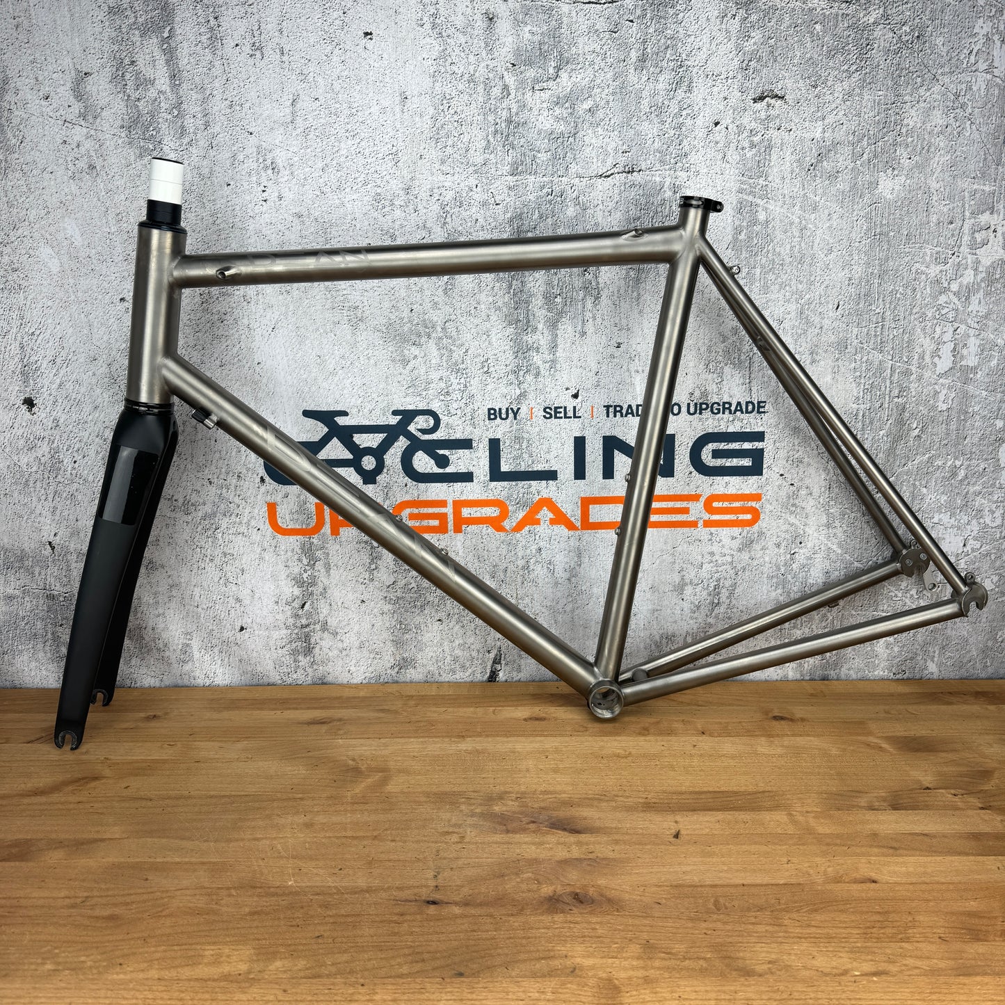 Low Mile! Dean El Diente 58cm Rim Brake Titanium Frameset 700c Whisky No. 9