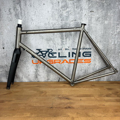Low Mile! Dean El Diente 58cm Rim Brake Titanium Frameset 700c Whisky No. 9