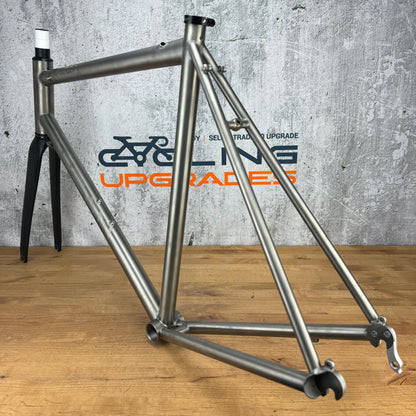 Low Mile! Dean El Diente 58cm Rim Brake Titanium Frameset 700c Whisky No. 9