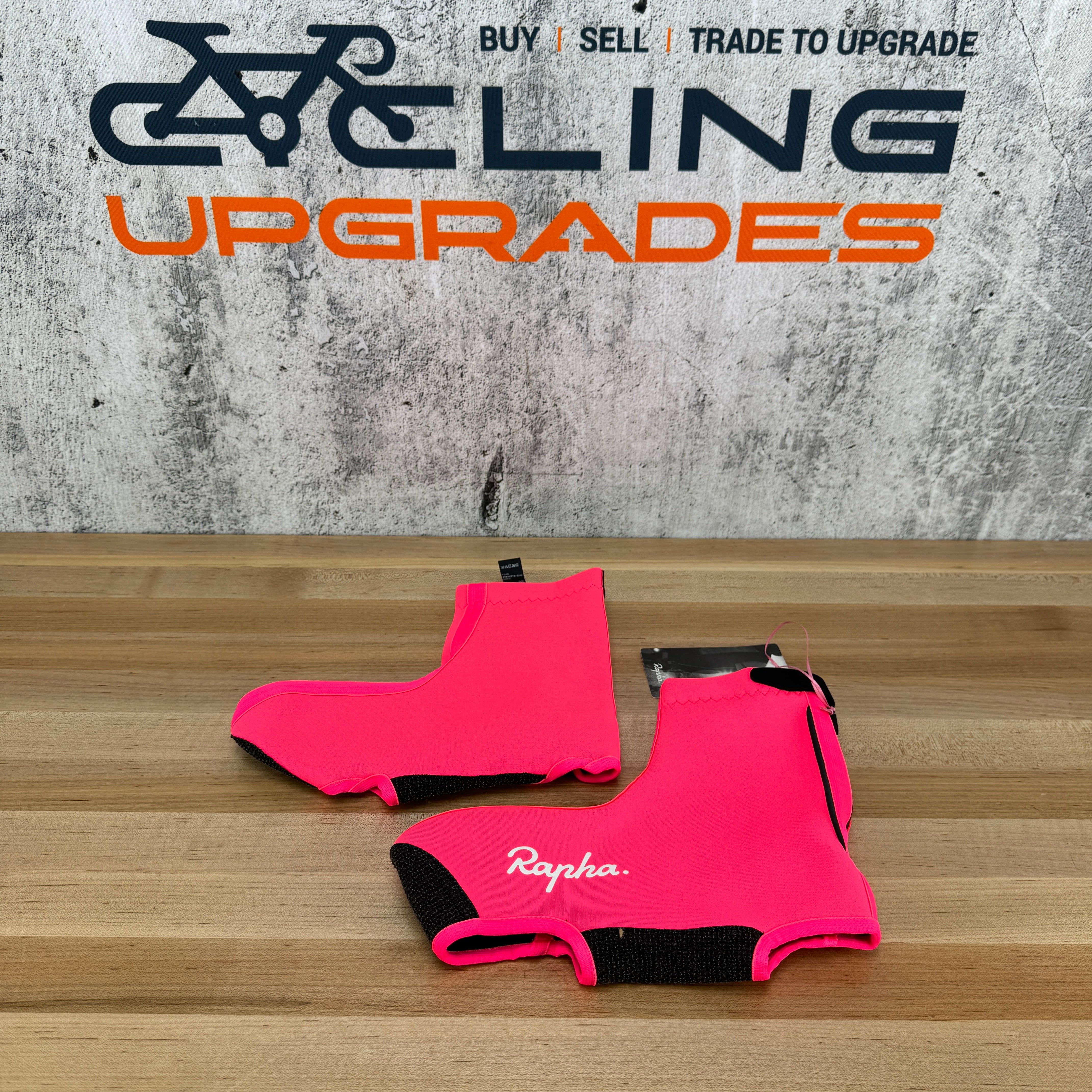 New! Rapha Overshoes Large Pink Cycling Shoe Covers MSRP $96