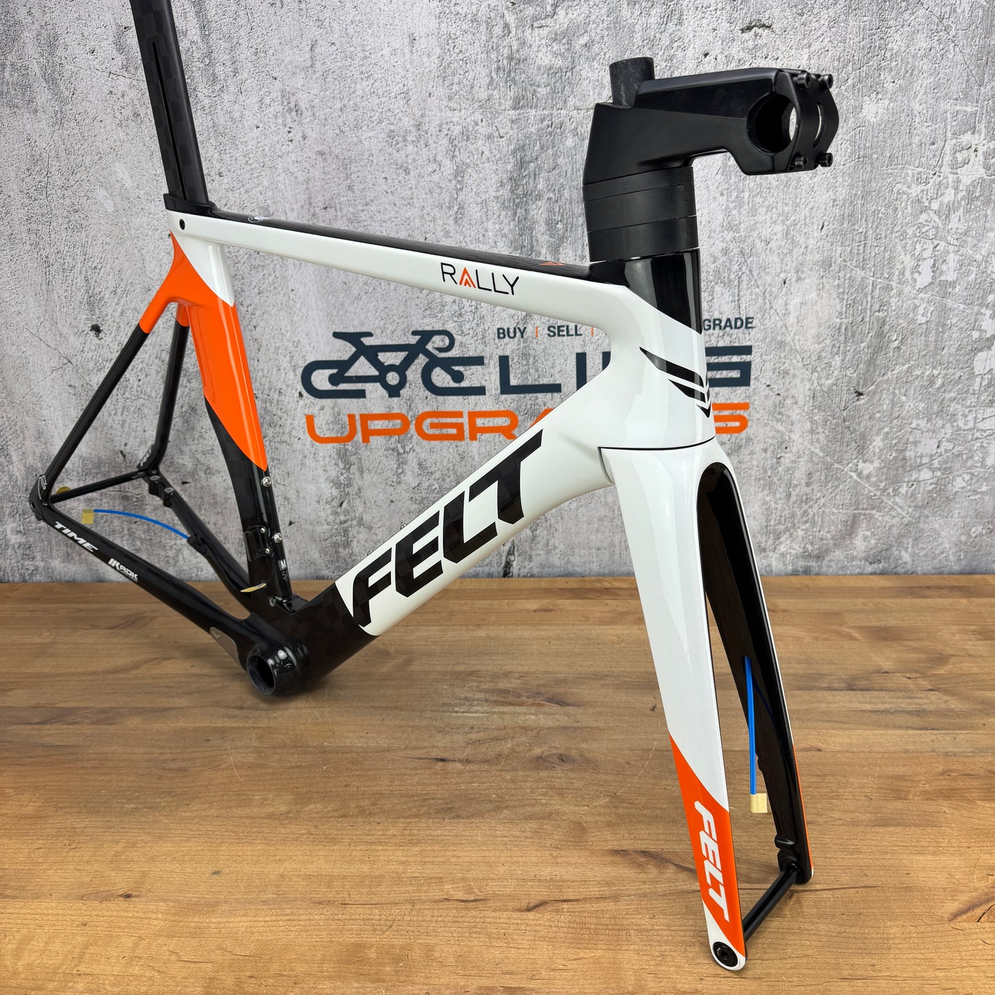 New! 2020 Felt AR Advanced Team Rally 54cm Carbon Disc Frameset Orange/White