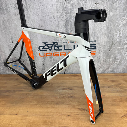New! 2020 Felt AR Advanced Team Rally 54cm Carbon Disc Frameset Orange/White