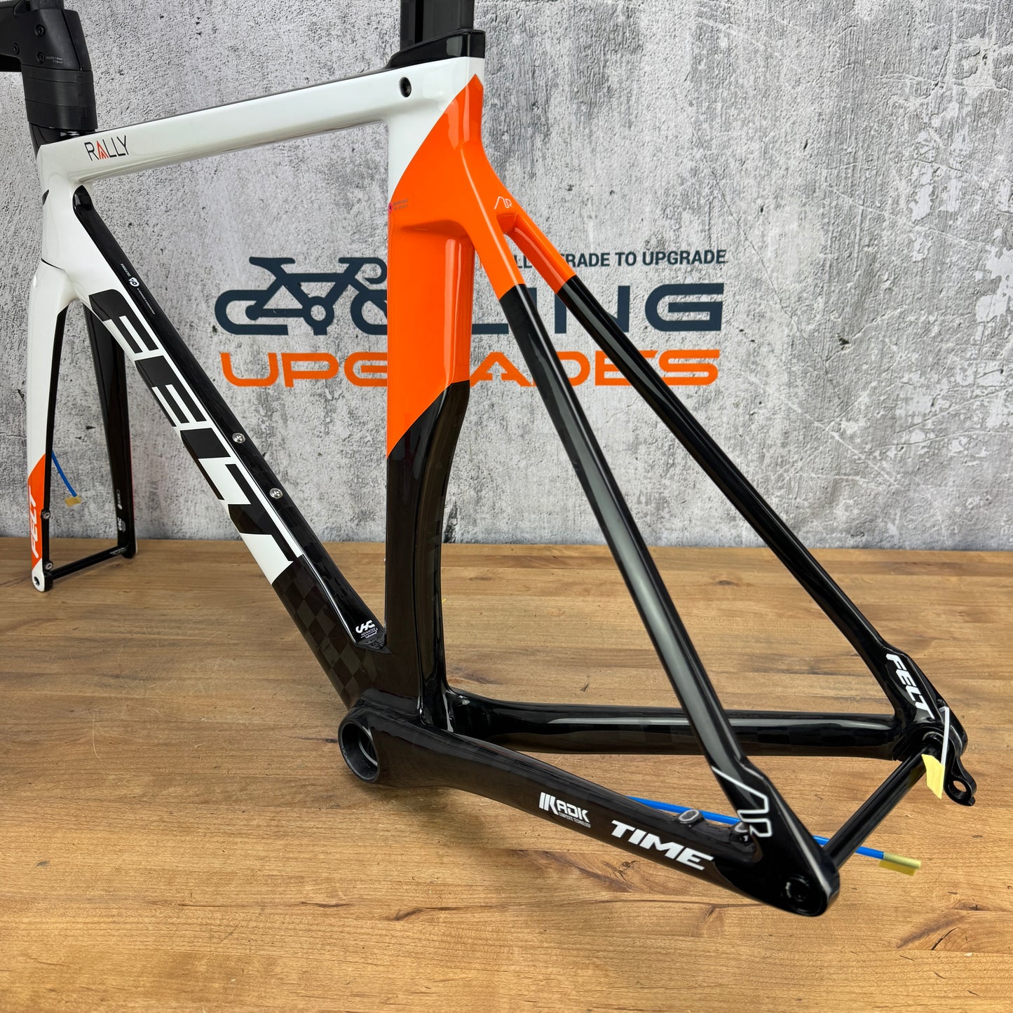 New! 2020 Felt AR Advanced Team Rally 54cm Carbon Disc Frameset Orange/White