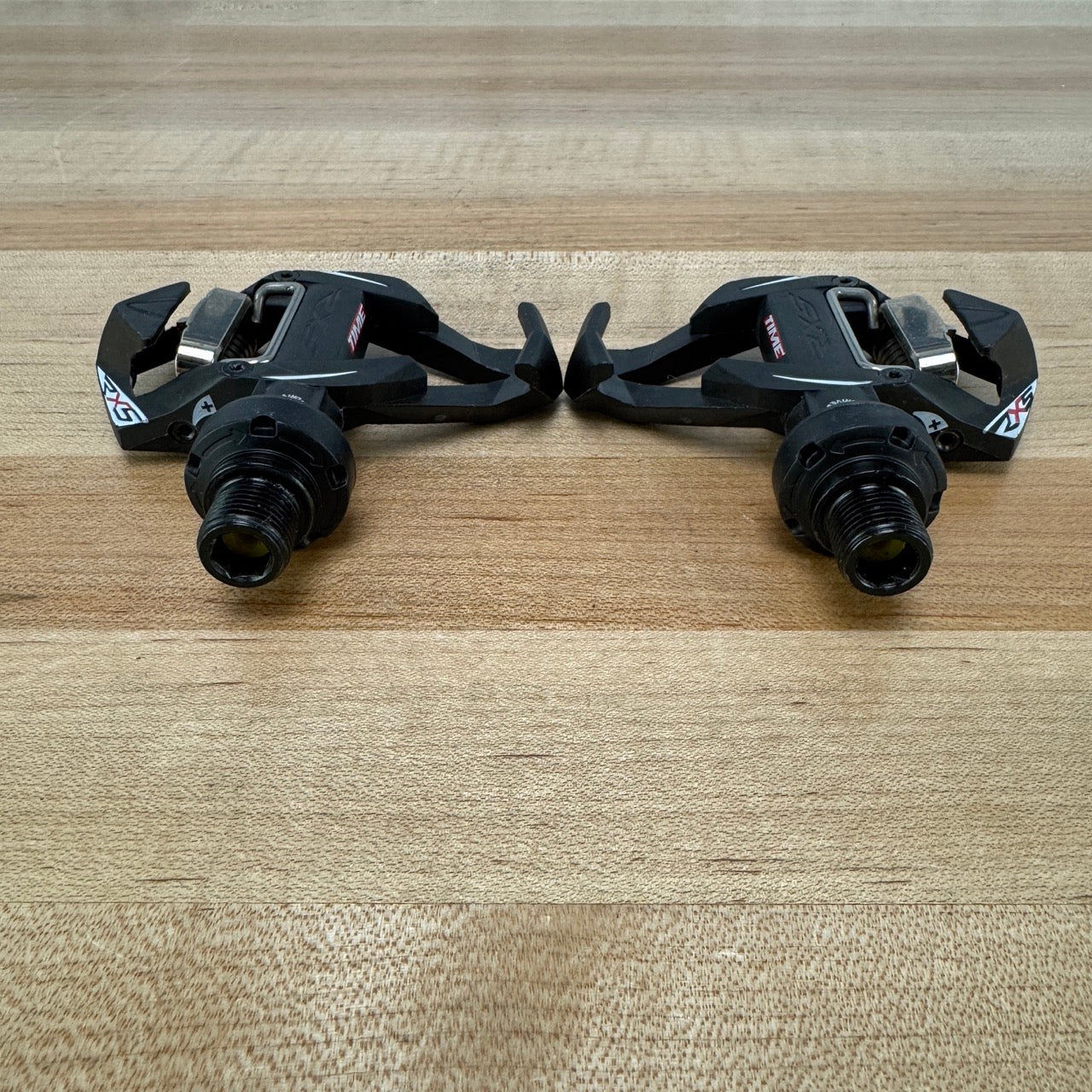 Low Mile! Time RXS Carbon Clipless Road Bike Pedals 230g Without Cleats