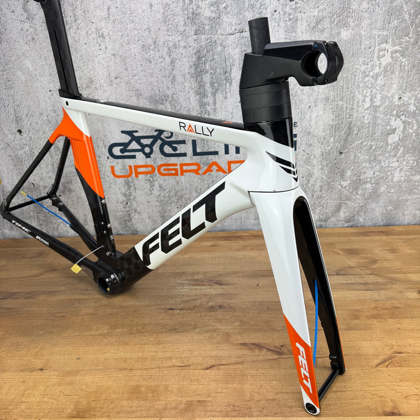 New! 2020 Felt AR Advanced Team Rally 51cm Carbon Disc Frameset Orange/White