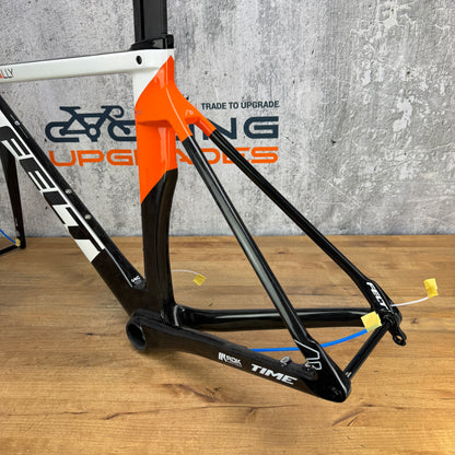 New! 2020 Felt AR Advanced Team Rally 51cm Carbon Disc Frameset Orange/White