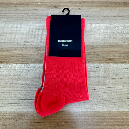 New! Rapha Women's Souplesse Regular Large Red Cycling Socks