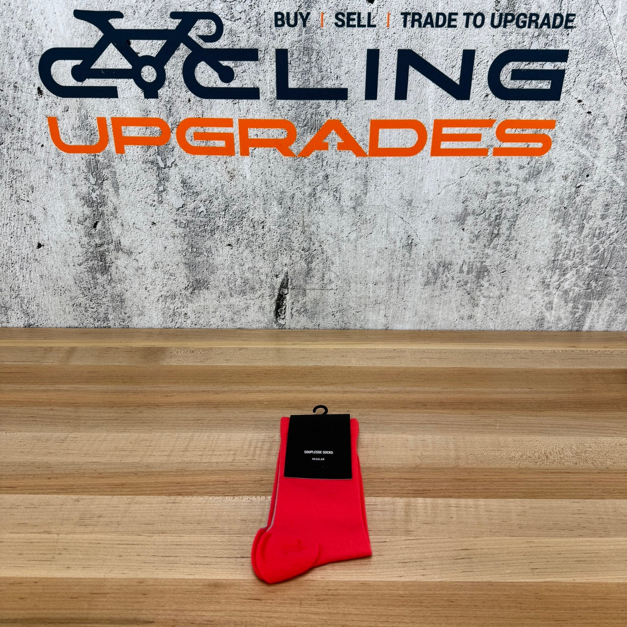 New! Rapha Women's Souplesse Regular Large Red Cycling Socks