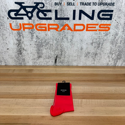 New! Rapha Women's Souplesse Regular Large Red Cycling Socks