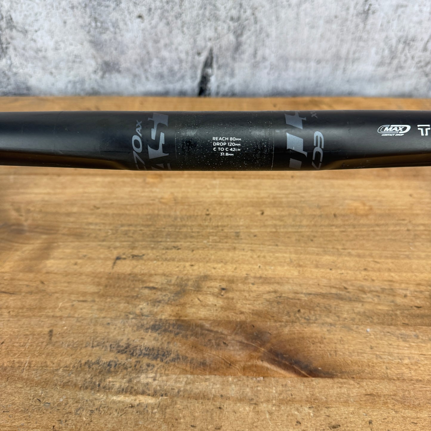 Easton EC70 AX Carbon 42/49cm 31.8mm Flared Gravel Bike Handlebar 220g