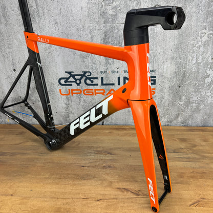New! 2020 Felt AR Advanced Team Rally 58cm Carbon Disc Frameset 700c Orange