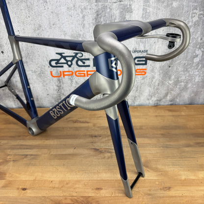 Low Mile! Bastion Archetype 54cm Carbon Titanium Disc Frameset 700c 3021g