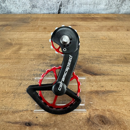 Ceramicspeed OSPW fits Shimano R9150/R8050 Rear Derailleurs Red Pulley Wheels