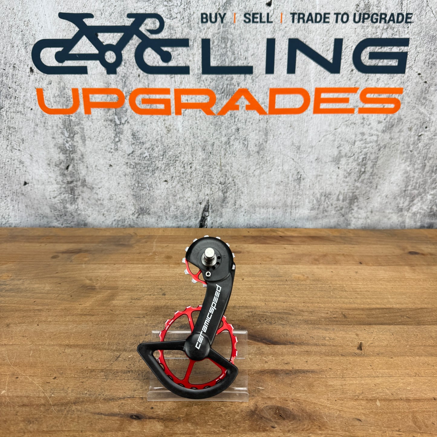Ceramicspeed OSPW fits Shimano R9150/R8050 Rear Derailleurs Red Pulley Wheels