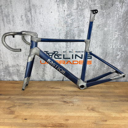 Low Mile! Bastion Archetype 54cm Carbon Titanium Disc Frameset 700c 3021g