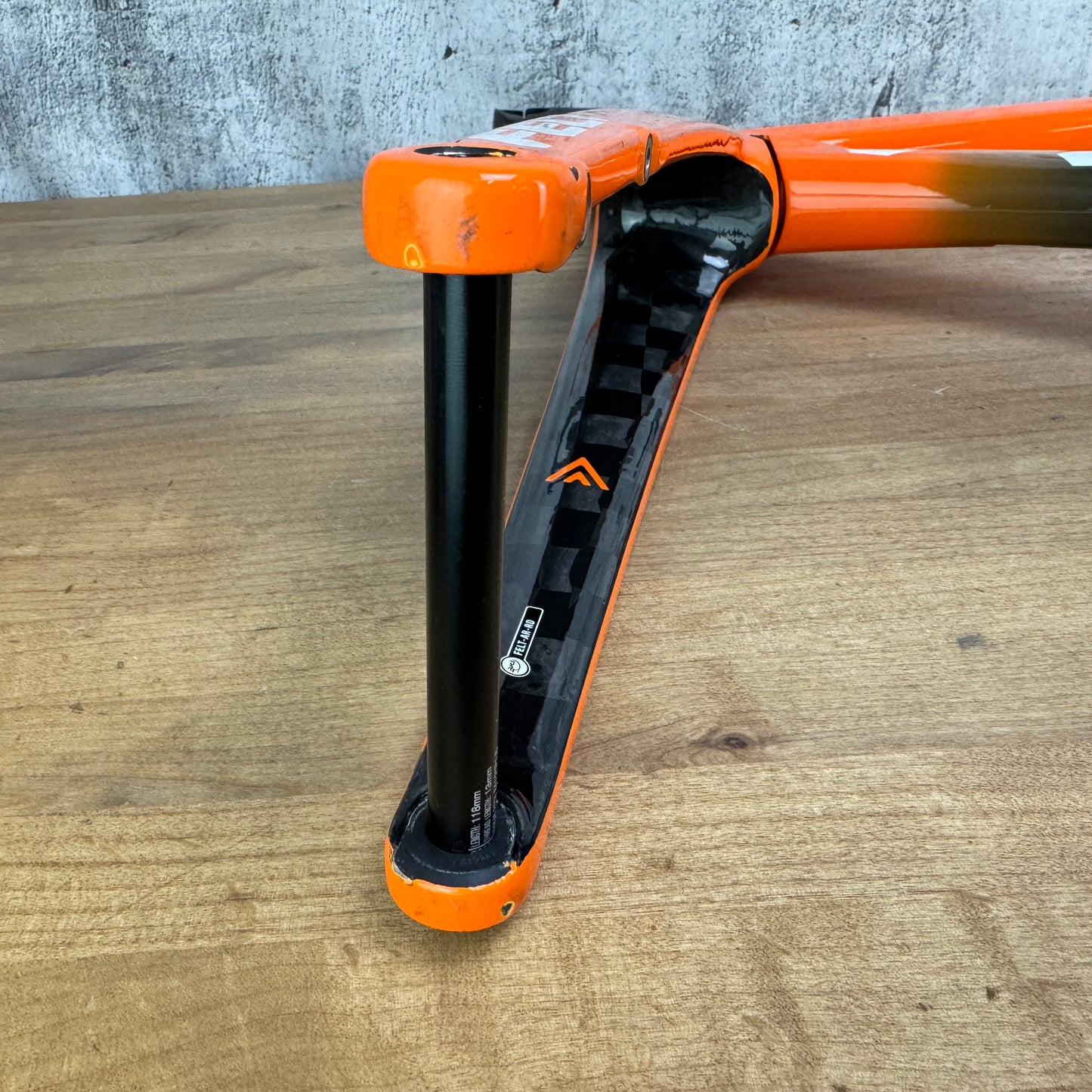 New! 2020 Felt AR Advanced Team Rally 51cm Carbon Disc Frameset 700c Orange