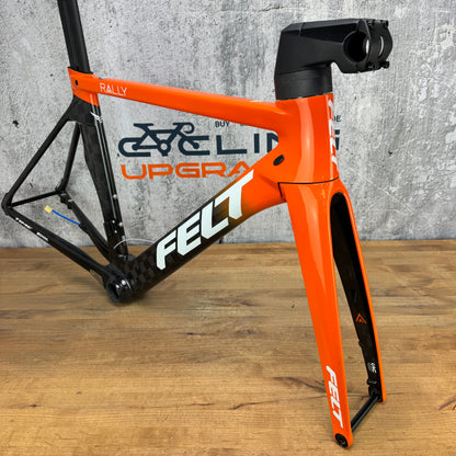 New! 2020 Felt AR Advanced Team Rally 51cm Carbon Disc Frameset 700c Orange