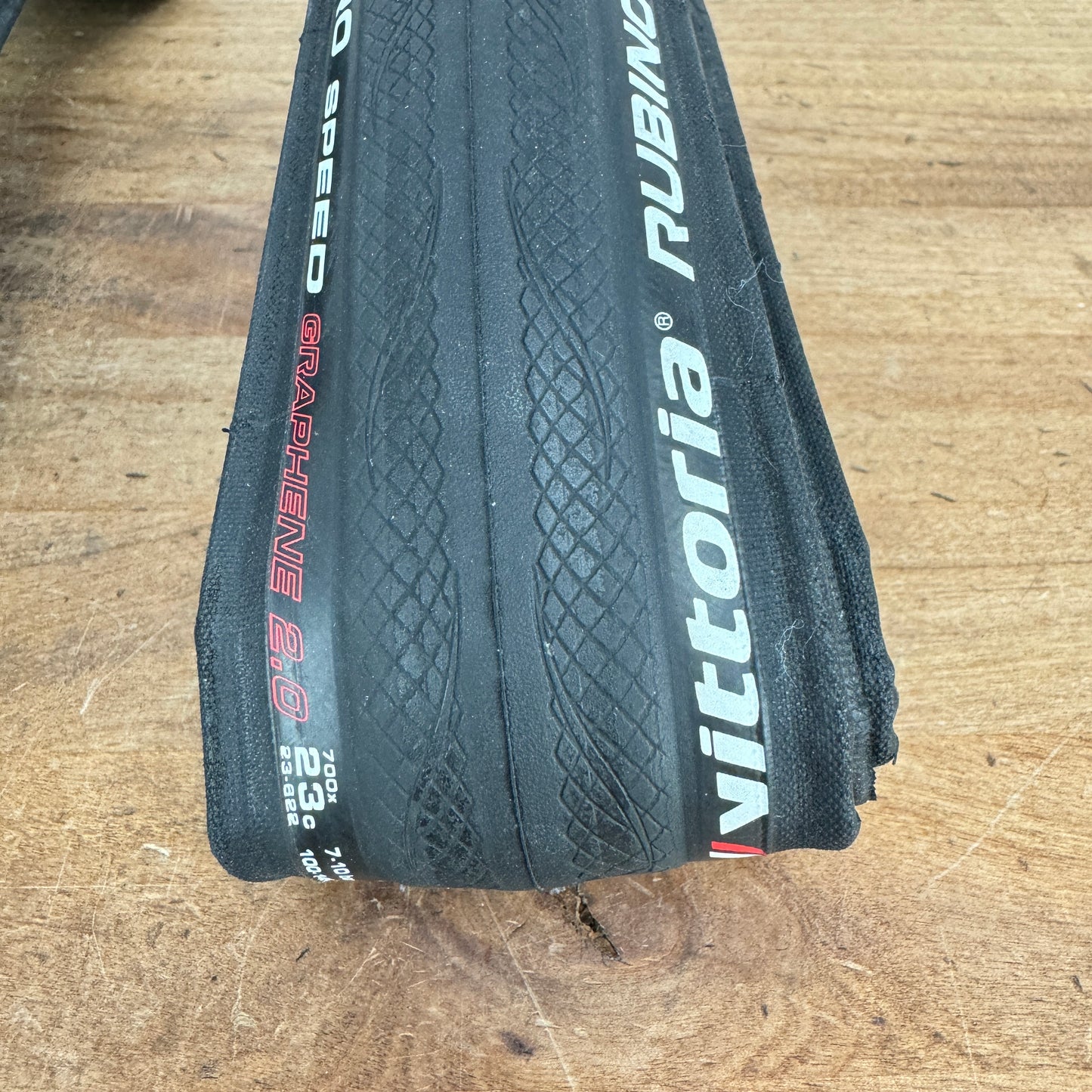 Low Mile! Pair Vittoria Rubino Pro Speed 700c x 23mm Road Bike Clincher Tires