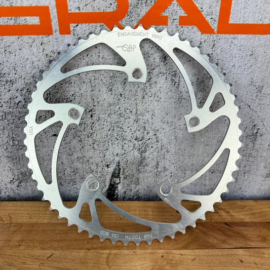 QBP Engagement Ring 56t 130BCD Bike Outer Chainring 102g