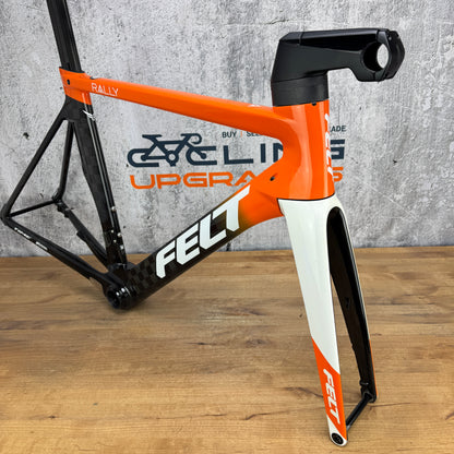 2020 Felt AR Advanced Team Rally 54cm Carbon Disc Frameset 700c Orange